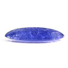 MILKY TANZANITE LONG OVAL CAB 28.50X11.50MM 16.92 Cts.