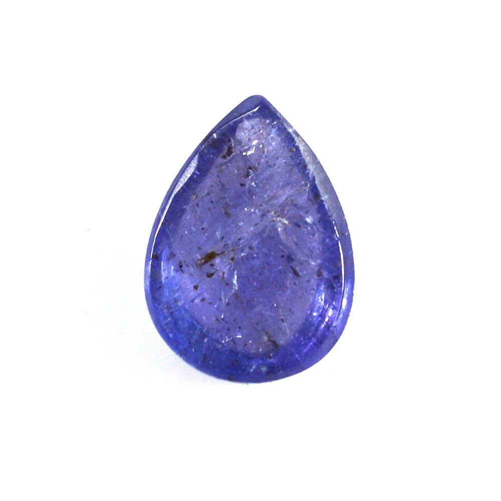 MILKY TANZANITE PEAR CAB 7X5MM 0.95 Cts.