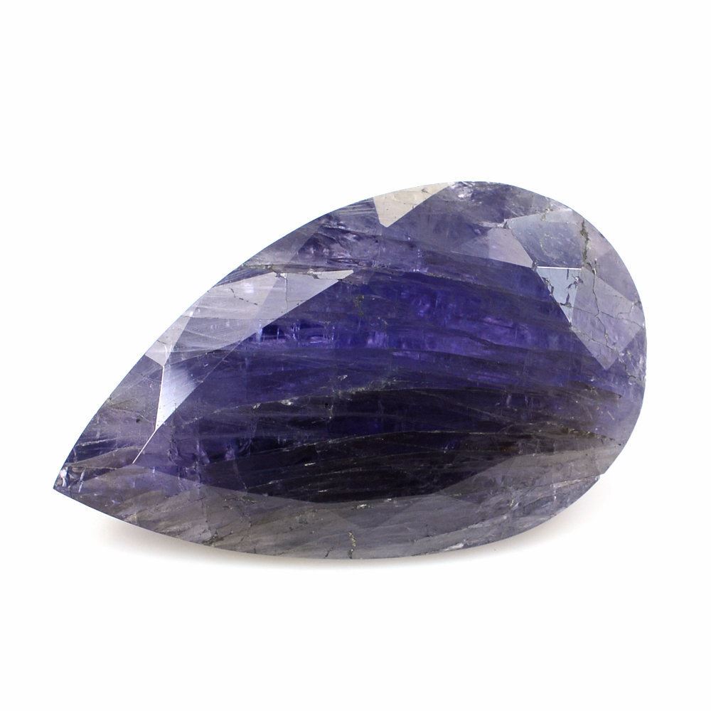 MILKY TANZANITE CUT PEAR 24.50X14.50MM 20.05 Cts.
