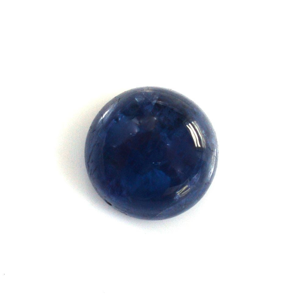 MILKY TANZANITE ROUND CAB 6MM 1.50 Cts.
