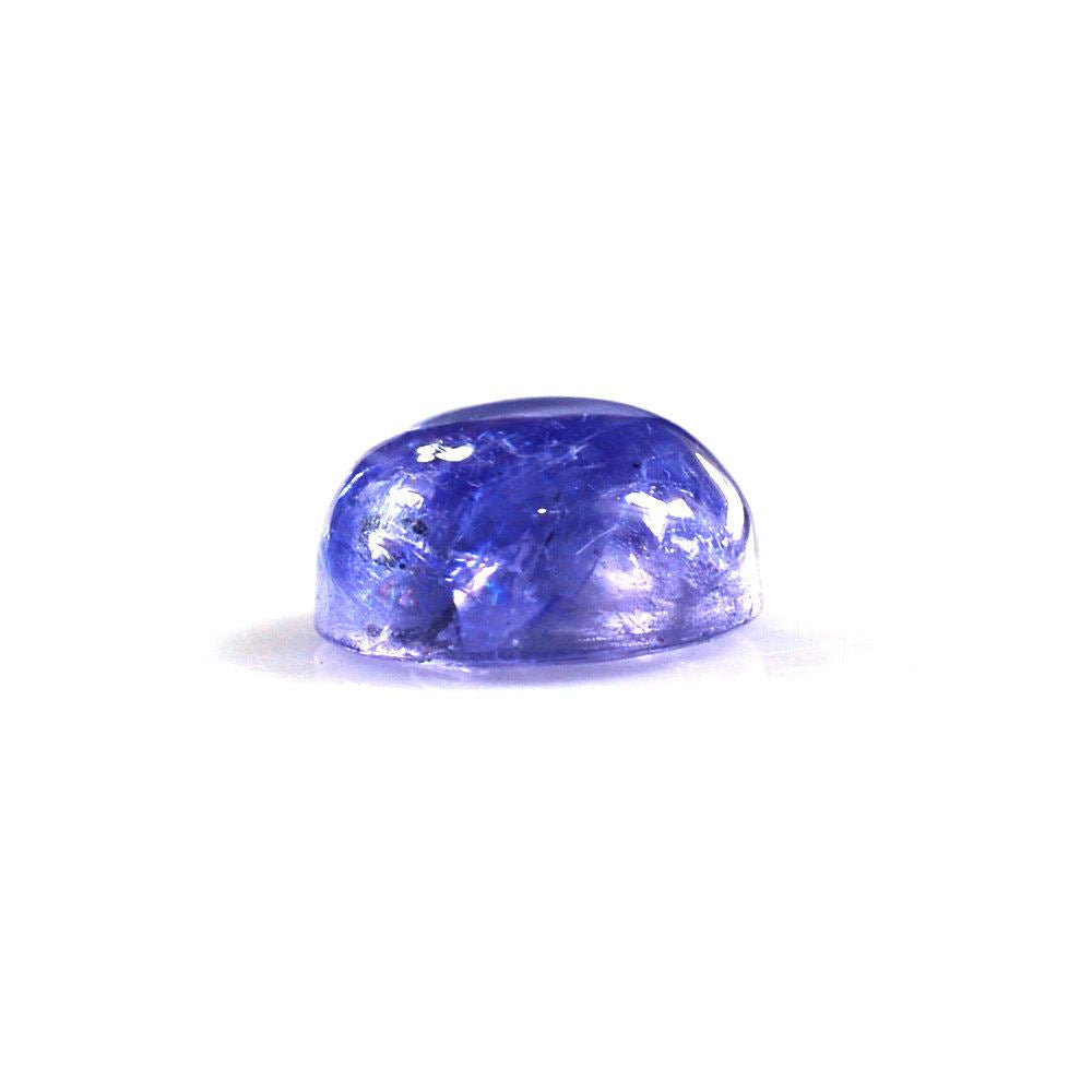MILKY TANZANITE ROUND CAB 6MM 1.12 Cts.