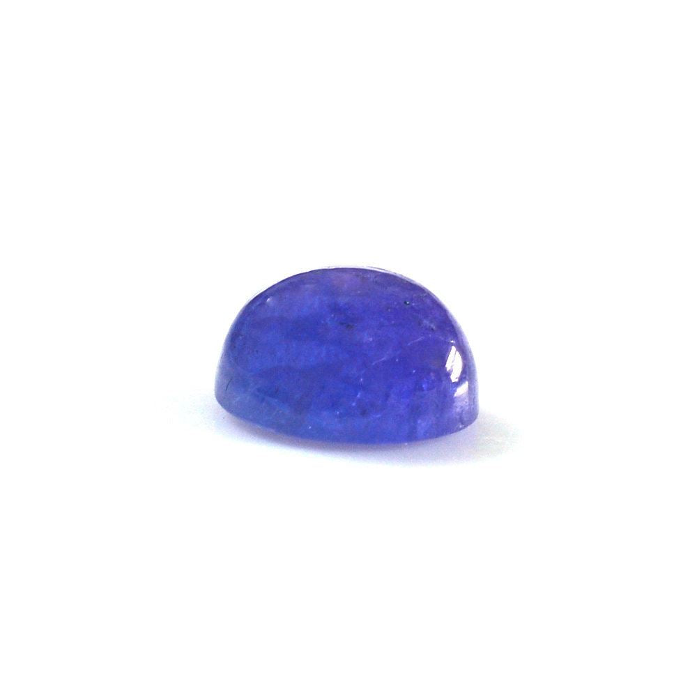 MILKY TANZANITE ROUND CAB 6MM 1.16 Cts.