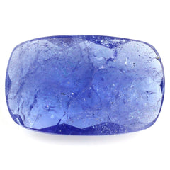 MILKY TANZANITE CHECKER CUT CUSHION CAB 18X11.50MM 7.00 Cts.