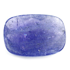 MILKY TANZANITE CHECKER CUT CUSHION CAB 15X10.50MM 5.70 Cts.
