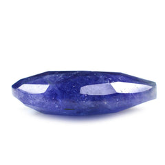 MILKY TANZANITE ROSE CUT BRIOLETTE PEAR (HALF DRILL) 20X15MM 15.94 Cts.