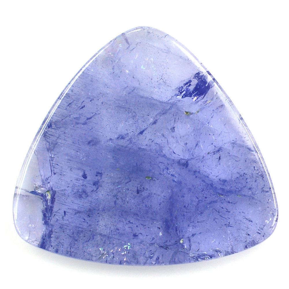 MILKY TANZANITE PLATE TRILLION 16X15MM 5.72 Cts.