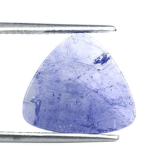 MILKY TANZANITE PLATE TRILLION 16X15MM 5.72 Cts.