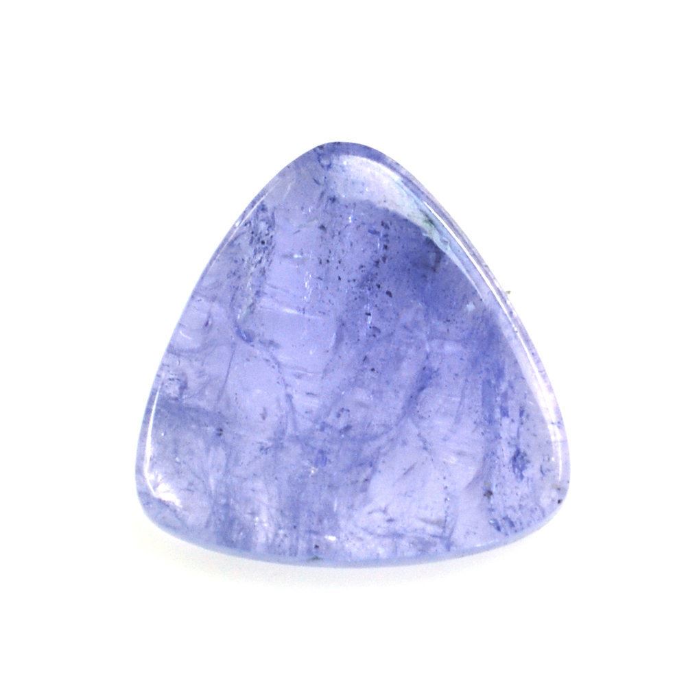 MILKY TANZANITE PLATE TRILLION 9MM 2.08 Cts.