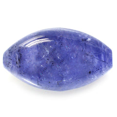 MILKY TANZANITE PLAIN DHOLKI 14X8MM 7.10 Cts.