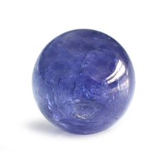 MILKY TANZANITE PLAIN DHOLKI 14X8MM 7.10 Cts.