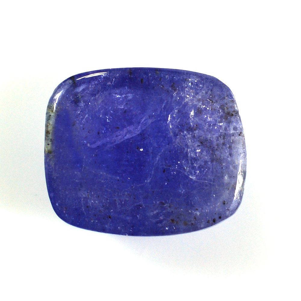 MILKY TANZANITE CUSHION CAB 11X9MM 5.05 Cts.