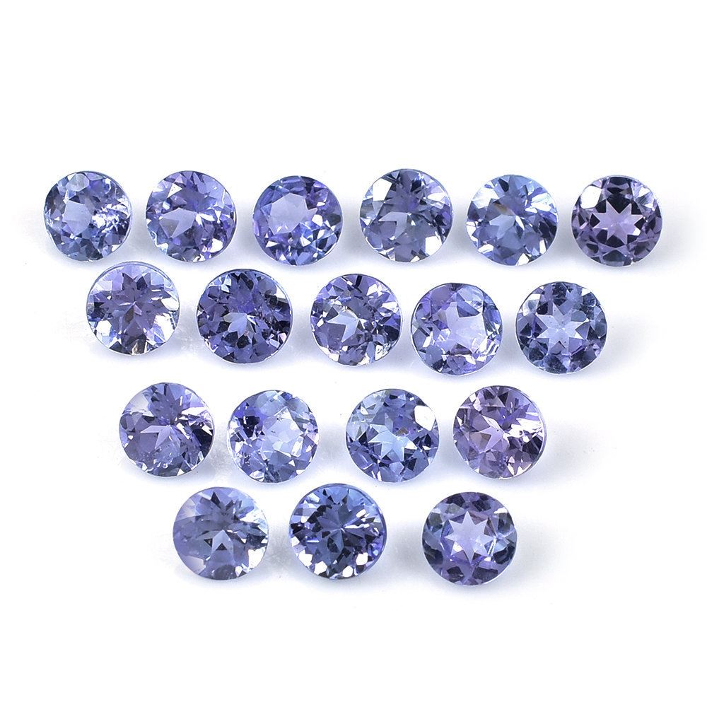 TANZANITE CUT ROUND (A) 4MM 0.26 Cts.