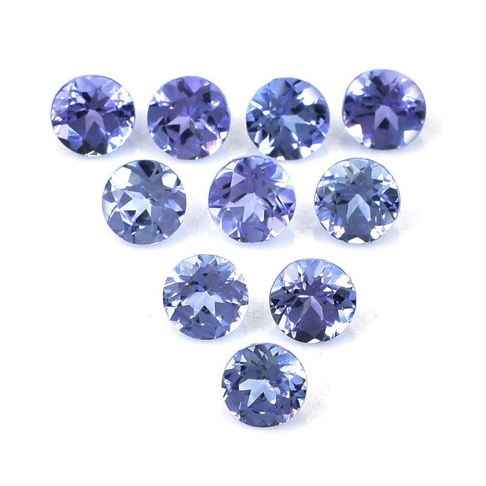 TANZANITE CUT ROUND (A/CLEAN) 4MM 0.26 Cts.