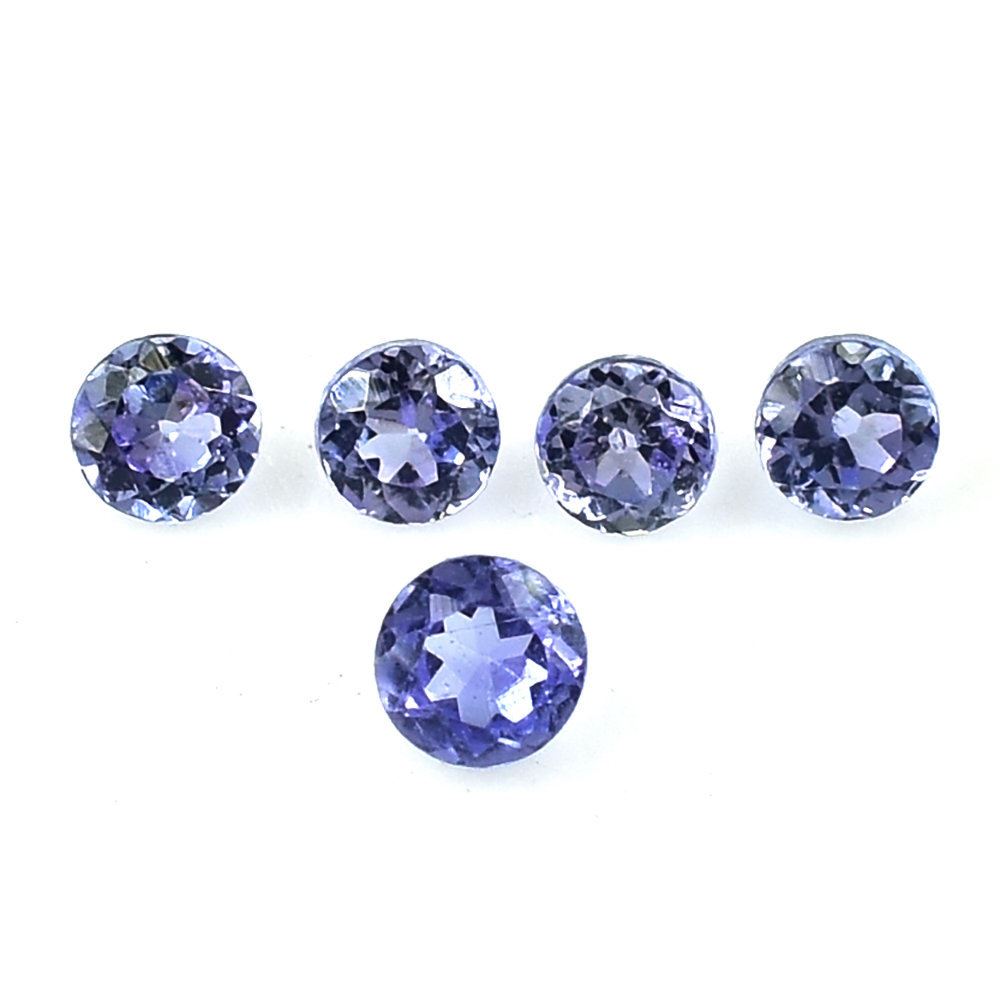 TANZANITE CUT ROUND (A) 2MM 0.04 Cts.