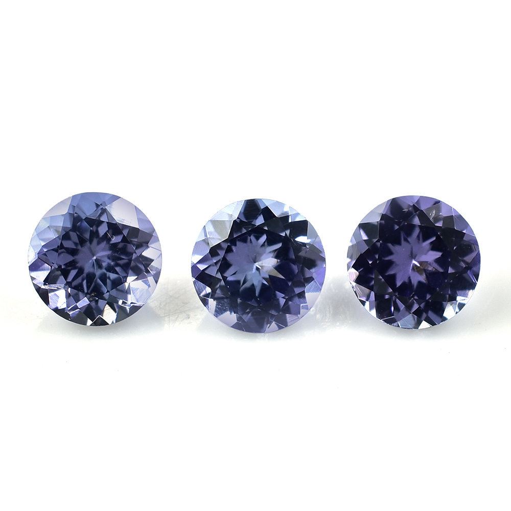 TANZANITE CUT ROUND (A) 5MM 0.55 Cts.