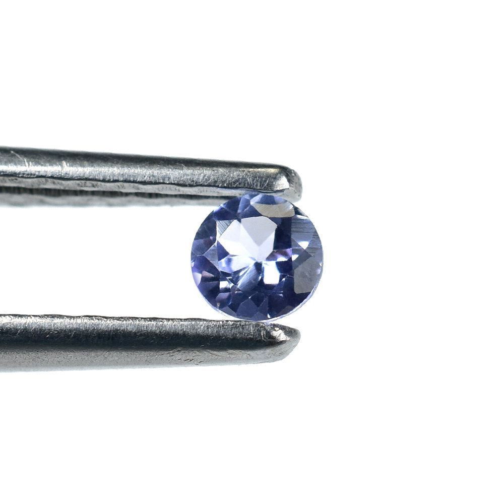 TANZANITE CUT ROUND OFF SHADE (A) 3.50MM 0.17 Cts.