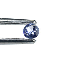 TANZANITE CUT ROUND OFF SHADE (A) 3.50MM 0.17 Cts.