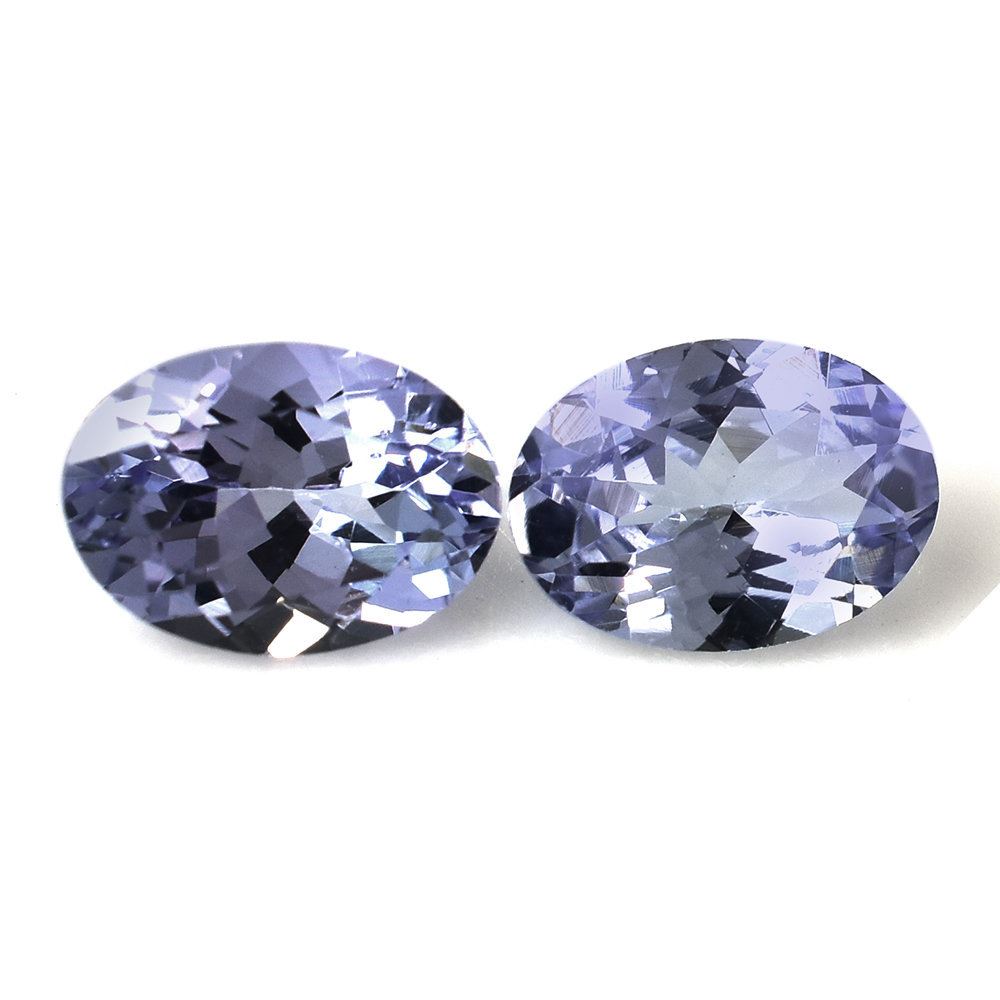 TANZANITE CUT OVAL (A) 7X5MM 0.82 Cts.