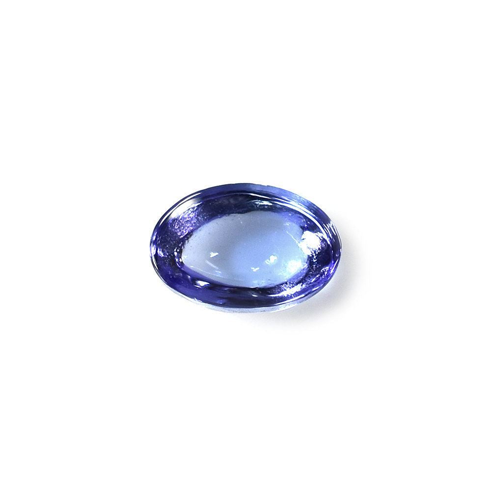 TANZANITE OVAL CAB (A) 6X4MM 0.60 Cts.