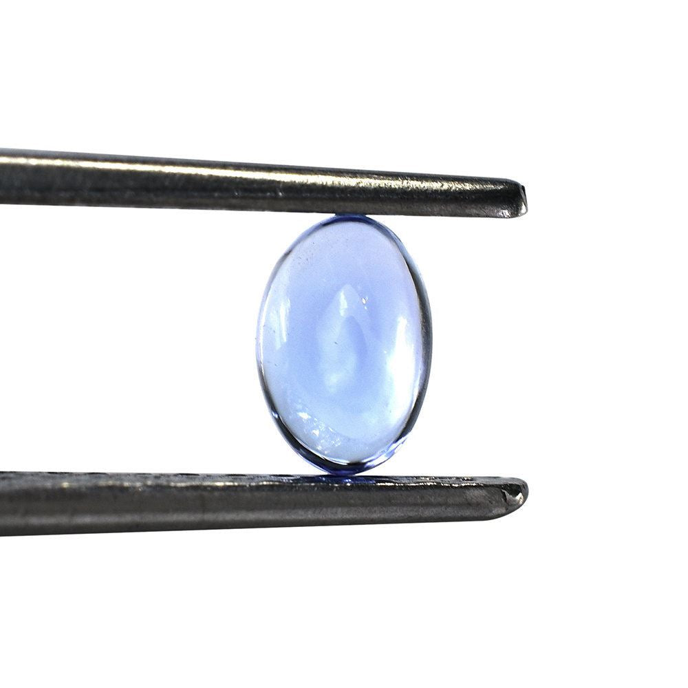 TANZANITE OVAL CAB (A) 6X4MM 0.60 Cts.