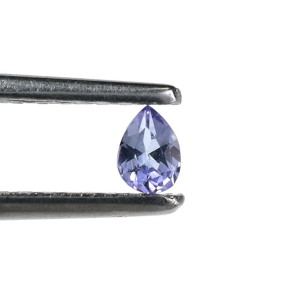 TANZANITE CUT PEAR (A) 4X3MM 0.14 Cts.