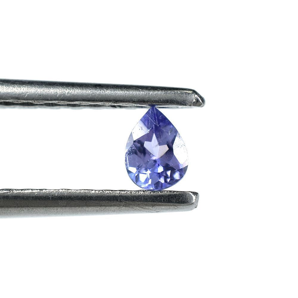 TANZANITE CUT PEAR (A) 4X3MM 0.18 Cts.