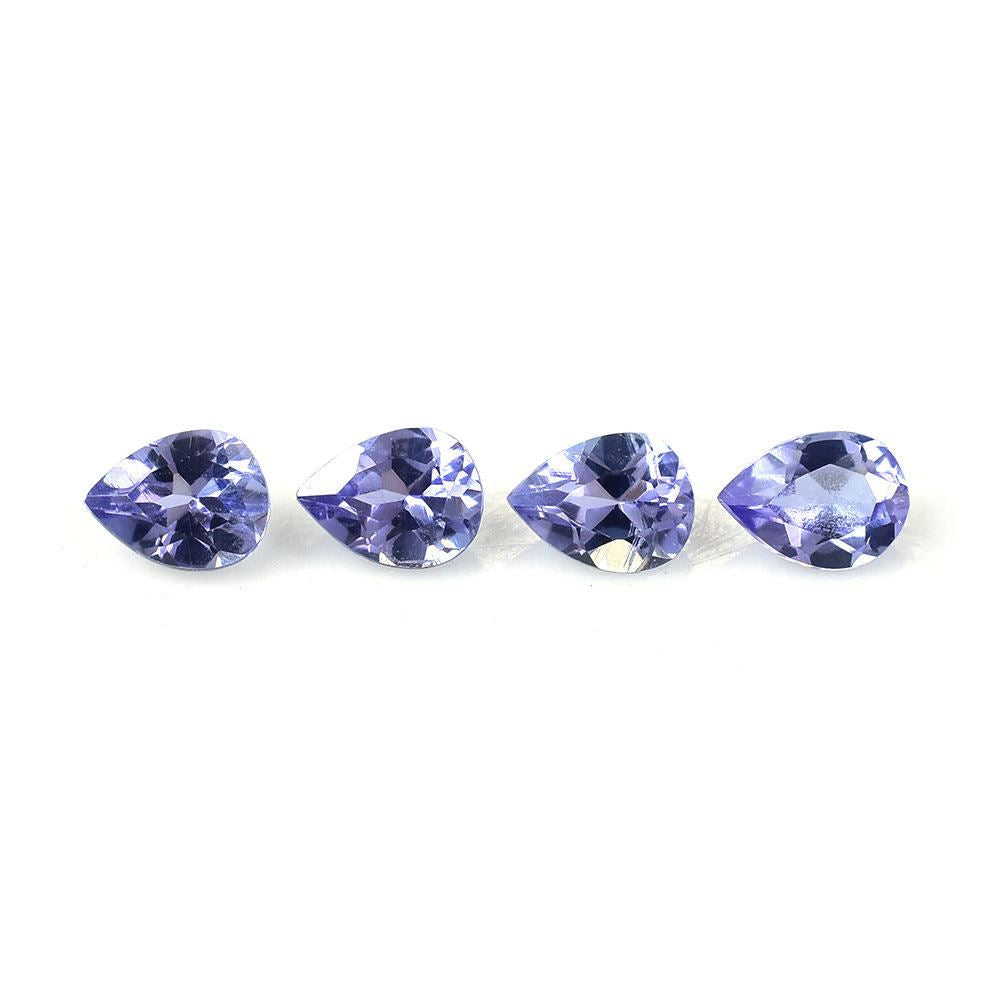 TANZANITE CUT PEAR (A) 4X3MM 0.18 Cts.