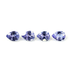 TANZANITE CUT PEAR (A) 4X3MM 0.18 Cts.