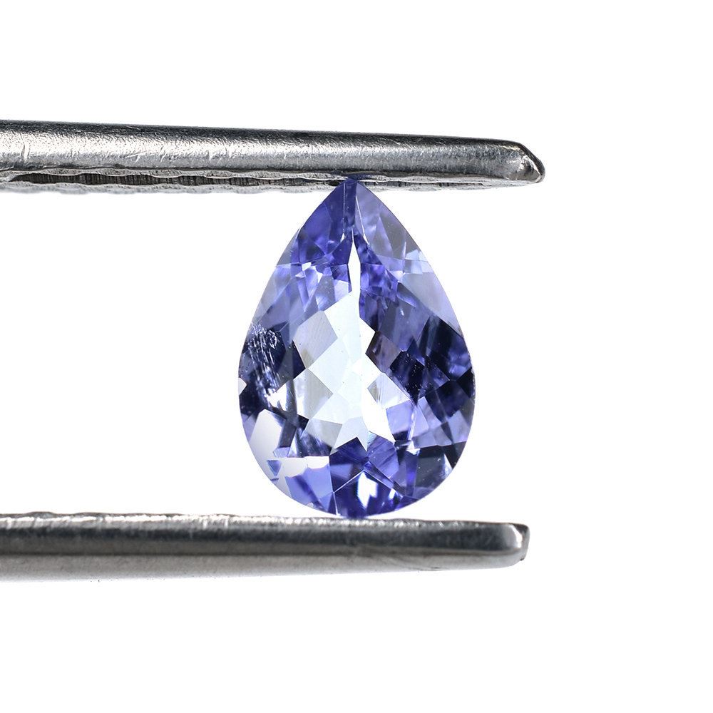 TANZANITE CUT PEAR (A) 7X5MM 0.64 Cts.