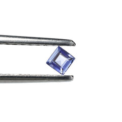 TANZANITE CUT SQUARE (A) 3MM 0.18 Cts.