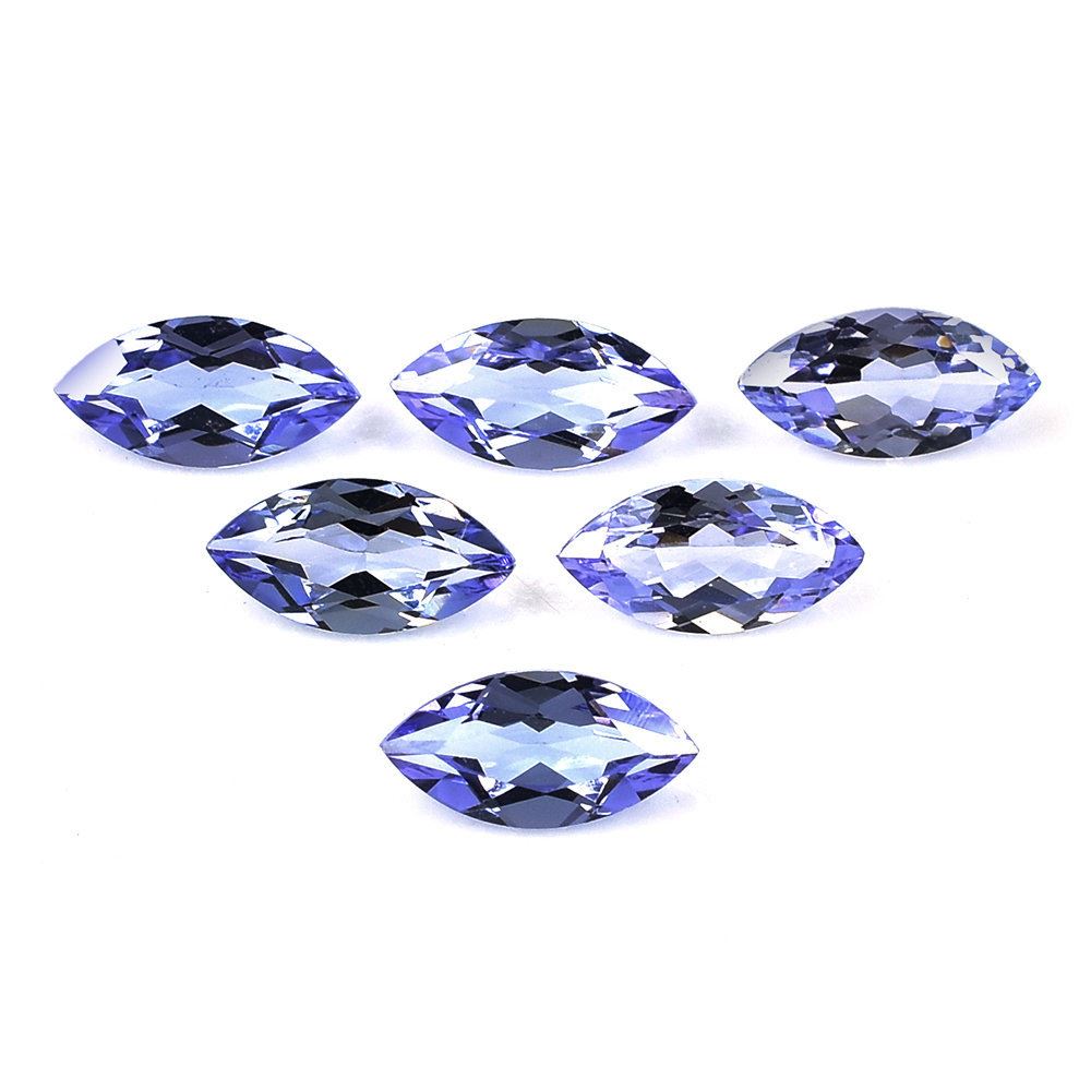 TANZANITE CUT MARQUISE (A) 8X4MM 0.57 Cts.