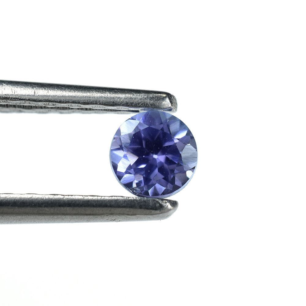 TANZANITE CUT ROUND (A) 4MM 0.29 Cts.