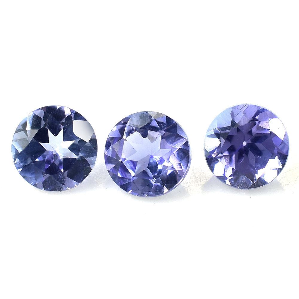TANZANITE CUT ROUND (A) 4MM 0.29 Cts.