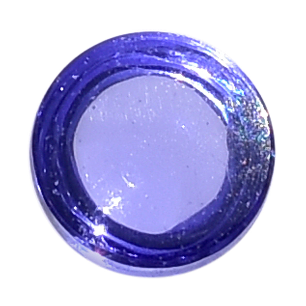 TANZANITE PLAIN ROUND CAB (AAA)  (CLEAN) 3MM 0.17 Cts.