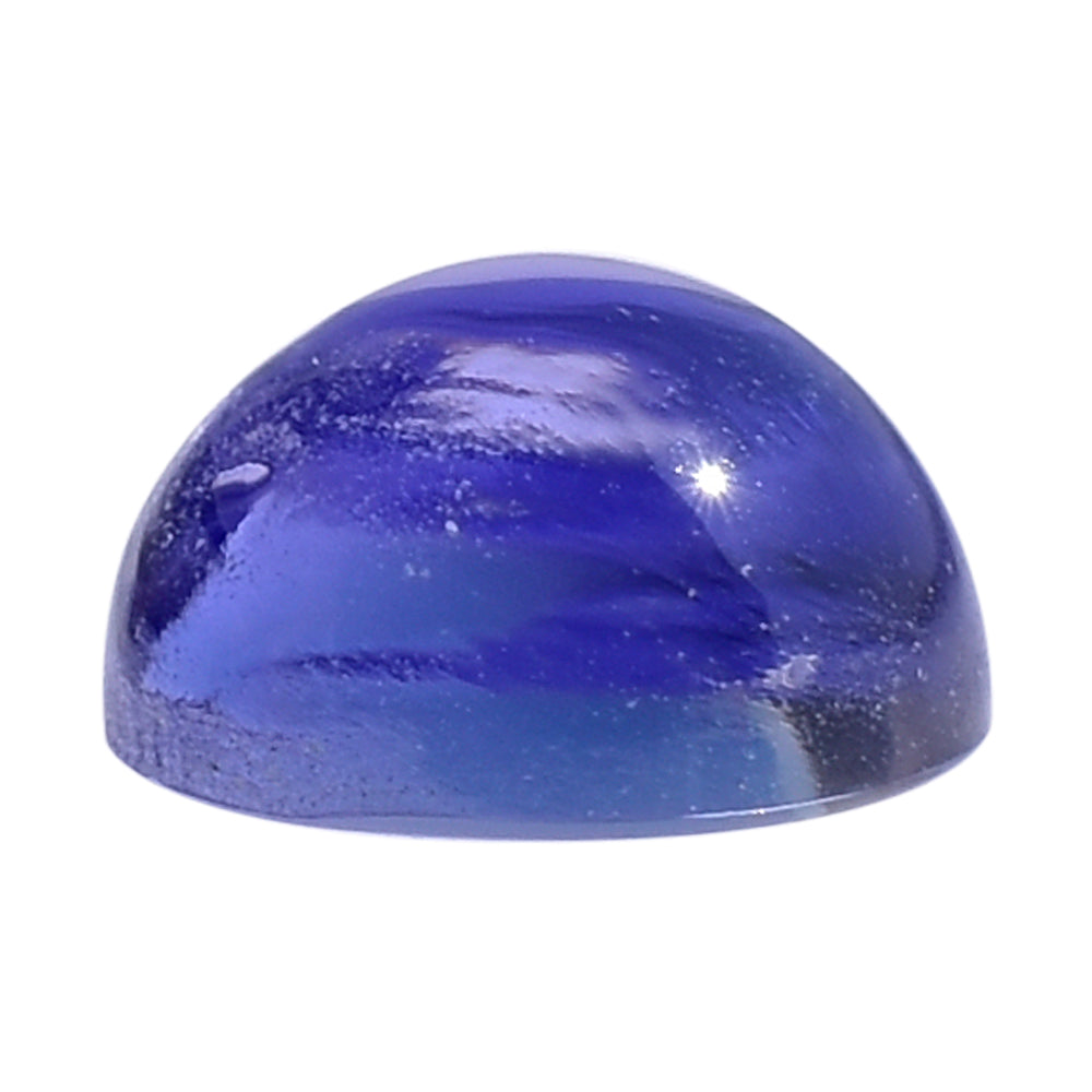 TANZANITE PLAIN ROUND CAB (AAA)  (CLEAN) 5MM 0.69 Cts.