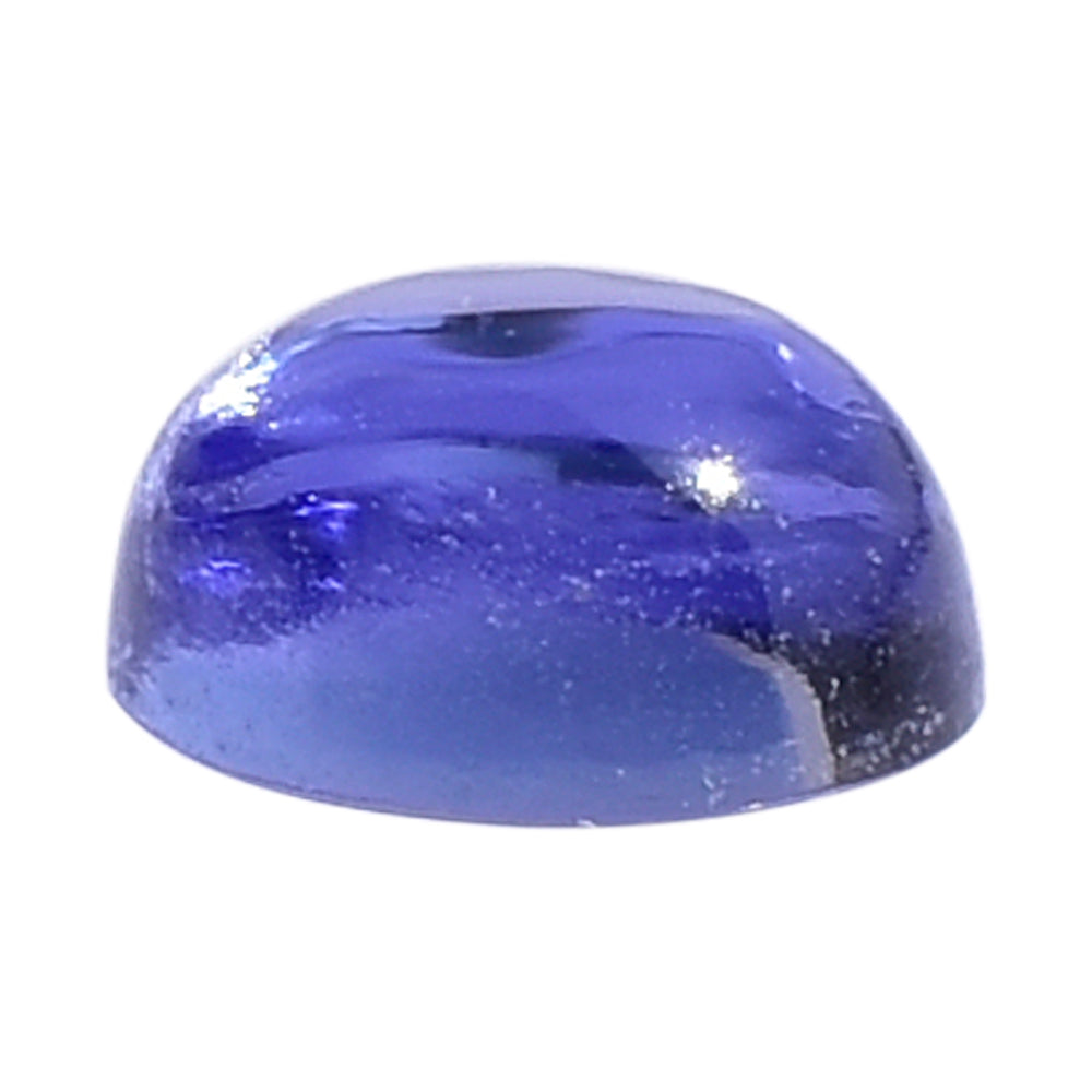 TANZANITE PLAIN ROUND CAB (AAA)  (CLEAN) 4MM 0.28 Cts.