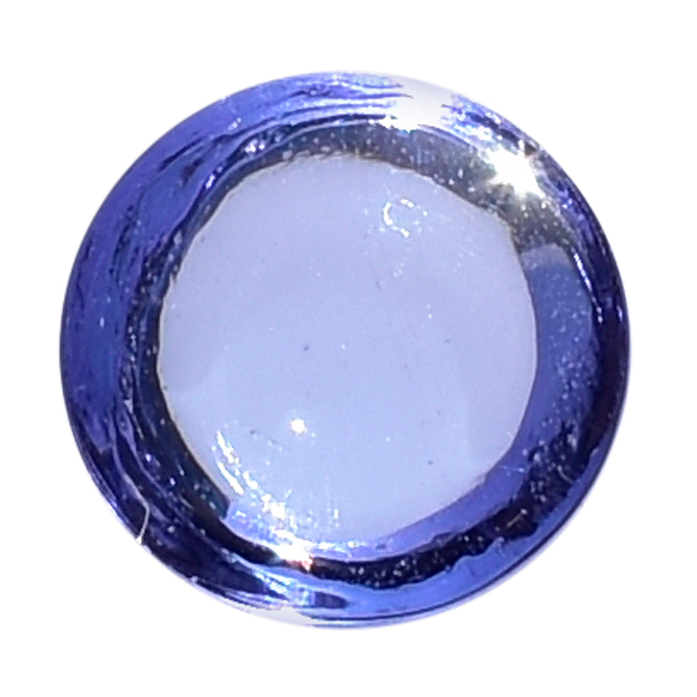 TANZANITE PLAIN ROUND CAB (AAA)  (CLEAN) 4MM 0.28 Cts.
