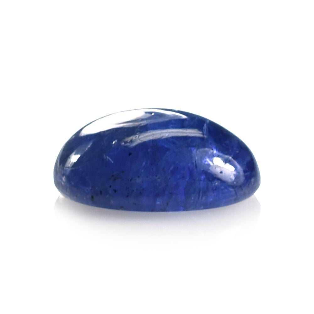 MILKY TANZANITE PLAIN OVAL CAB (SEMI MILKY) 12X10MM 5.5 Cts.