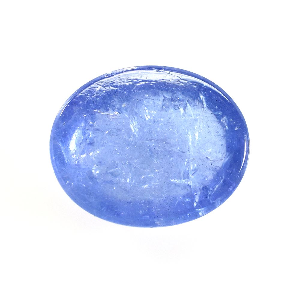 MILKY TANZANITE PLAIN OVAL CAB (SEMI MILKY) 10X8MM 3.31 cts