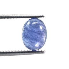 MILKY TANZANITE PLAIN OVAL CAB (SEMI MILKY) 9X7MM 2.11 Cts.