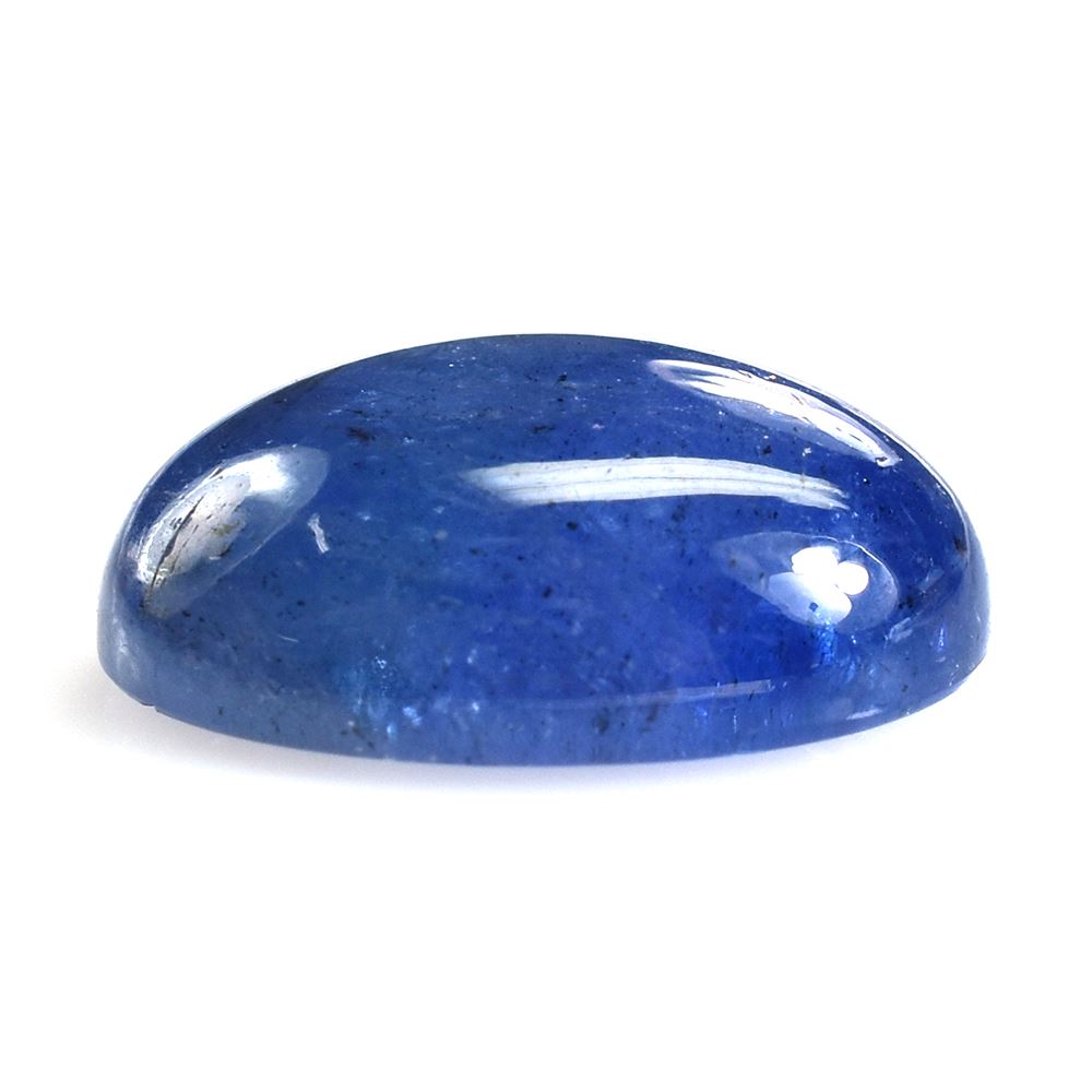 MILKY TANZANITE PLAIN OVAL CAB (VERY MILKY) 16X12MM 11.14 Cts.