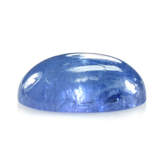 MILKY TANZANITE PLAIN OVAL CAB (SEMI MILKY) 14X10MM 7 Cts.