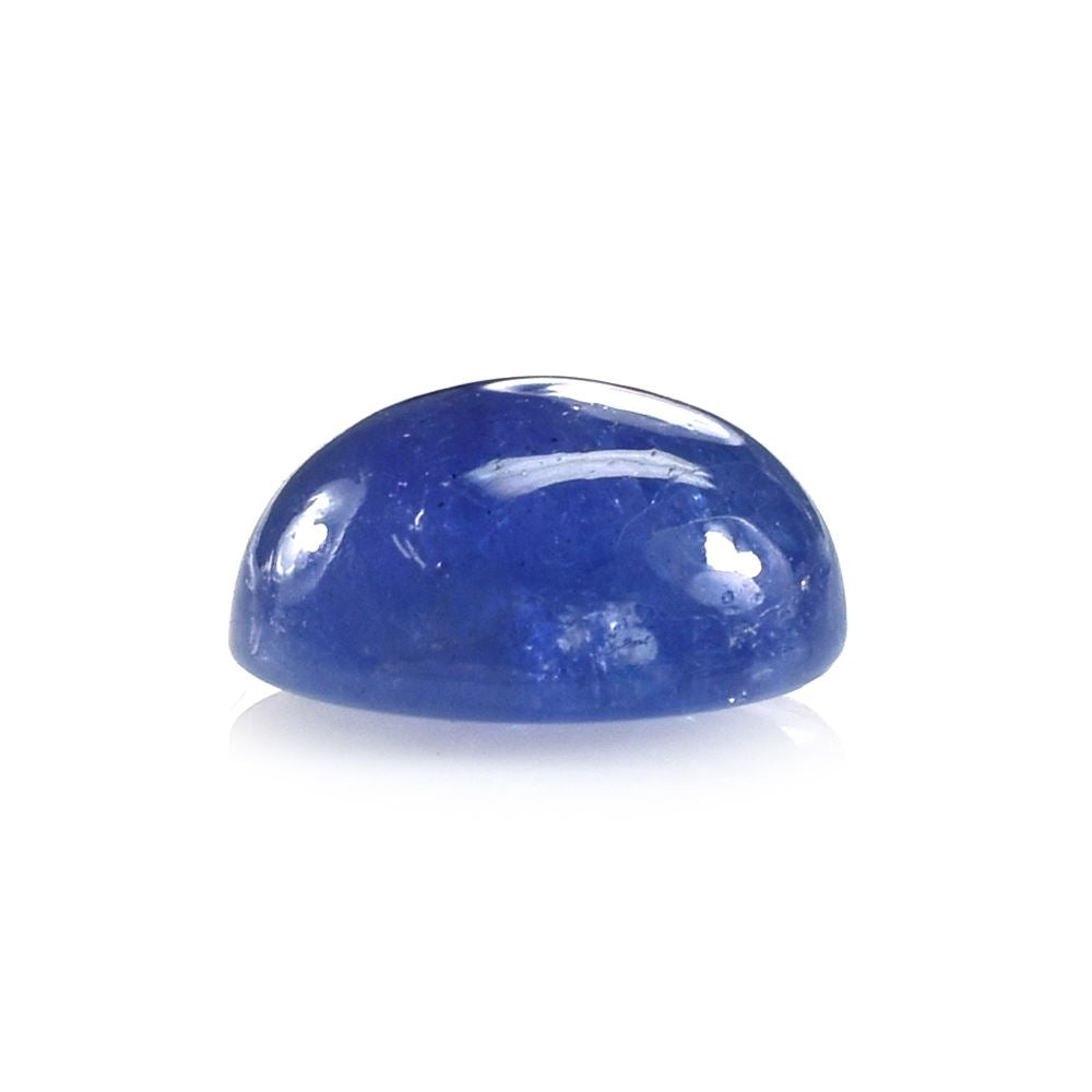 MILKY TANZANITE PLAIN ROUND CAB (VERY MILKY) 16X12MM 4.52 Cts.