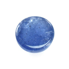 MILKY TANZANITE PLAIN ROUND CAB (VERY MILKY) 16X12MM 4.52 Cts.