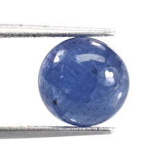 MILKY TANZANITE PLAIN ROUND CAB (VERY MILKY) 16X12MM 4.52 Cts.