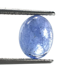 MILKY TANZANITE PLAIN OVAL CAB (SEMI MILKY) 9X7MM 2.04 Cts.