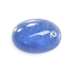 MILKY TANZANITE PLAIN OVAL CAB (VERY MILKY) 14X10MM 6.41 Cts.