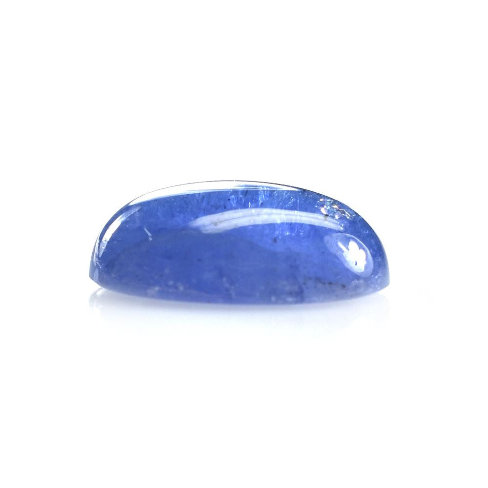 MILKY TANZANITE PLAIN OVAL CAB (VERY MILKY) 14X10MM 6.41 Cts.