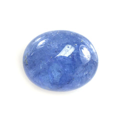 MILKY TANZANITE PLAIN OVAL CAB (VERY MILKY) 10X8MM 3.2 Cts.