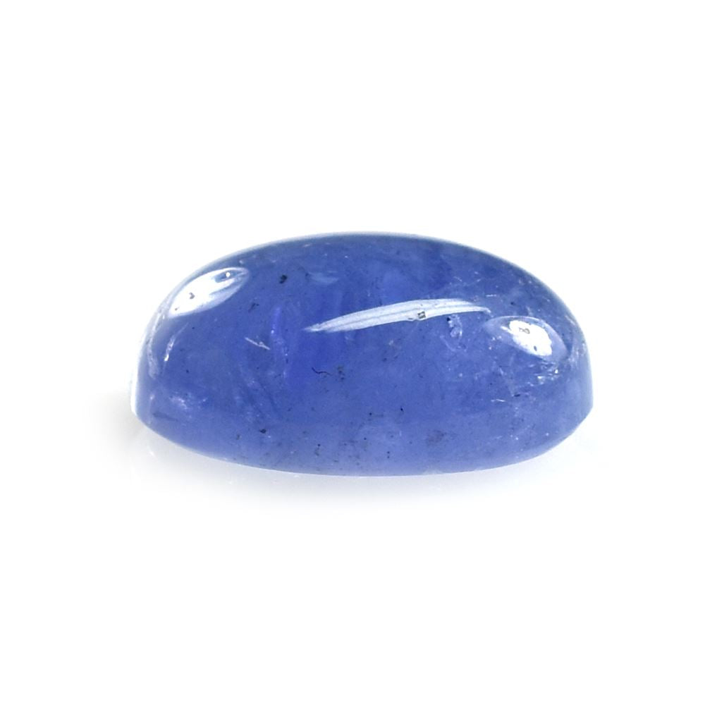 MILKY TANZANITE PLAIN OVAL CAB (VERY MILKY) 10X8MM 3.2 Cts.